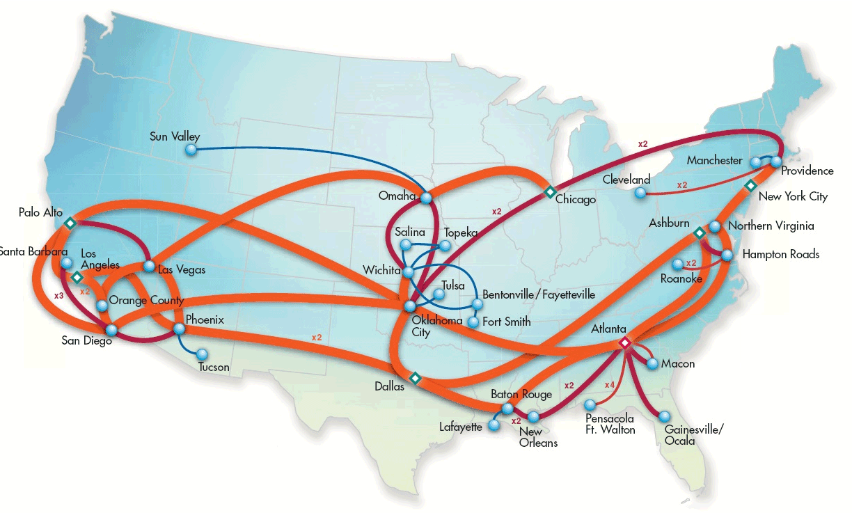 Cox Internet Coverage Map Network Infrastructure