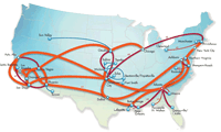 Cox Network Map